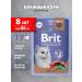 Brit Wet feed Premium for cats assorted bird 85 g 8 pcs