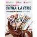 CHIKALAB Assorted protein bars Chika Layers Dietary 8 pcs