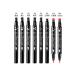 QIC Eye eyelids 2v1 felt -tip pen + marker with stamp 08# - Buy Online on GoSupps.com