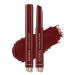 THE SAEM Lipstick Eco Soul Kiss Button Lips Matte 03 Mauve Burgundy