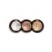 SeVen Cool Highlighter for the face 3 colors tone 01