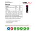 Gel4u Drinking gel nitrox 4 x 60 g black currant - Buy Online on GoSupps.com