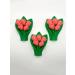 Leven Light Set 3 bouquets of soap tulips - gift for March 8