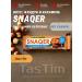 Snaq Fabriq Low -calorie bars SNAQER for a month 30pcs