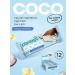 Plantago Coconut bars without sugar in chocolate vanilla 12 pieces