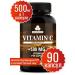 Vitamin C capsule 500 mg ascorbic acid for immunity
