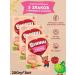 Winnie Milk porridge 5 cereals apple-raspberry 200g 3pcs