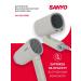 Sanyo Portable hair hair dryer SN-HDA100W folding - Buy Online on GoSupps.com