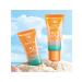 Sunscreen cream Sunglassry waterproof cream gel for the face and body C is high