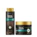 Shampoo and balm for dark hair Brunettes and blondes