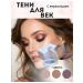 Modern Muse Eye shadows with a mirror round palette in a purse road