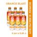 Fresh Bar Orange Blast carbonated drink 6 pcs x 0.48 liters