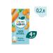 Frutonyanya Nectar carrots with pulp 200 ml (18 pcs) - Buy Online on GoSupps.com