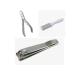 ZINGER Metal grater+pedicure pieces+clipper large