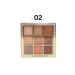 MISS ROSE Palette shadow for eyelids 9 colors tone 02