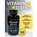 Rcfarma Vitamin D3 K2 mg 120 capsules