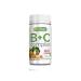 Quamtrax Nutrition B+C Complex vitamins B C and E 60 capsules