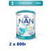 NAN 2 Optipro dry milk mixture 6-12 months. 800g 2 pcs