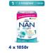 NAN 1 Optipro dry milk mixture 0-6 months. 1050g 4 pcs