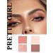 PrettyGirl Palette of shadows for the eyelids 4 colors - Buy Online on GoSupps.com