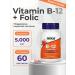 Vitamin B-12 Vitamin B 5000MCG + FOLIC (60 loafers)