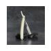 Shavette straight razor without blade white silver 2 pcs. - Buy Online on GoSupps.com