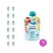 Frutonyanya Puree apple banana strawberries 90g (set of 12 pcs)