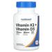 Nutricost Vitamin D3 5000 ME + K2 (MK-7) 100 g 120 soft capsules