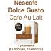 Nescafe Dolce Gusto Dolce Gusto Cafe Au Lait Coffee machines
