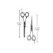 Kiepe Set of professional scissors for haircuts