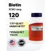 Now Biotin 5000 MCG 120 VCAPS - Buy Online on GoSupps.com
