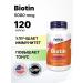 Now Biotin 5000 MCG 120 VCAPS - Buy Online on GoSupps.com