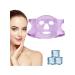 Reusable face mask with ice for dark circles and edema