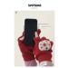 Women's winter gloves pink cookies wool - Buy Online on GoSupps.com