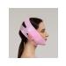Lifting mask for face with Velcro pink