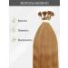 HAIR COLLECTION Natural hair for extensions on capsules 60 cm 125 pcs - Buy Online on GoSupps.com
