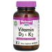 Bluebonnet Nutrition Vitamin D3 K2 5000 IU 60 vegetarian capsules - Buy Online on GoSupps.com