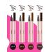 PrettyGirl Eyebrow pencil with the effect of microblading 01 - Buy Online on GoSupps.com
