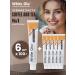 white glo Toothpaste whitening against plaque from coffee and tea 6 pcs