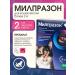 KRKA Milprazone tablets for cats more than 2 kg from helminths 2 tab