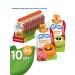 AGUSHA Baby fruit puree with taste raspberry cookies 10pc x80g