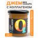 Zero grams Jam without sugar with collagen apricot topping without sugar150g