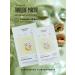 A set of melting hydrogel face masks