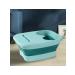 Foot bath massage folding with a green lid - Buy Online on GoSupps.com