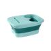 Foot bath massage folding with a green lid - Buy Online on GoSupps.com