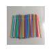 Colored flexible straws for drinks 100 pcs for parties - Buy Online on GoSupps.com