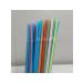 Colored flexible straws for drinks 100 pcs for parties - Buy Online on GoSupps.com