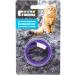 Antiparasitic purple bio collar for cats