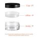 Container for crumbly powder 10 ml of 20 ml 30 ml for traveling ... - Buy Online on GoSupps.com
