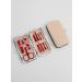 Manicure set 7 items in a case beige